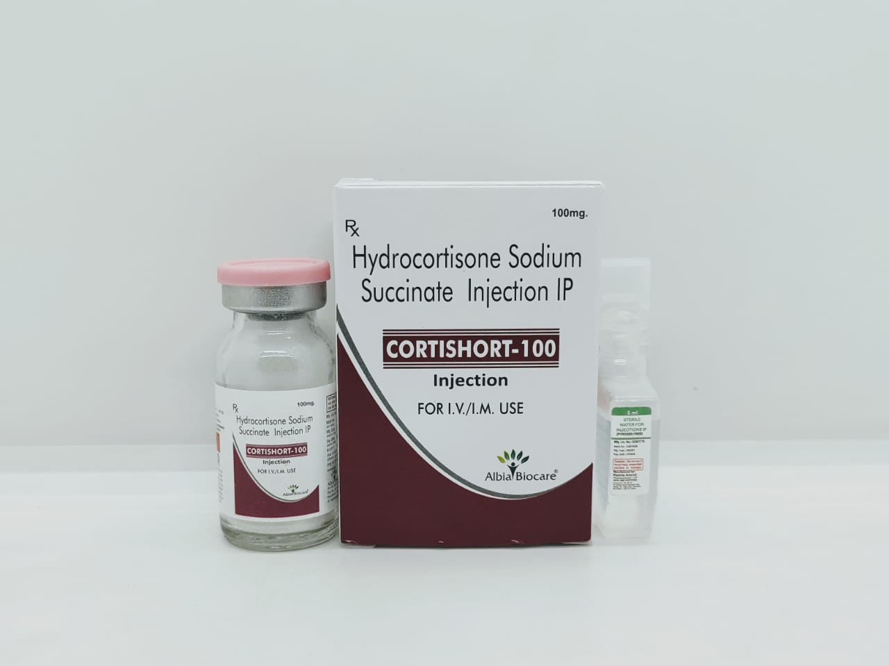 Cortishort-100 Inj. | Hydrocortisone Sodium 100mg 